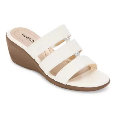 east 5th Womens Evergreen Heeled Sandals