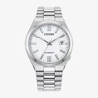 Citizen Tsuyosa Mens Automatic Silver Tone Stainless Steel Bracelet Watch Nj0150-56a