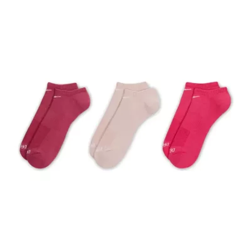 Nike Everyday Plus Cushion Unisex Adult Multi-Pack 3 Pair No Show Socks