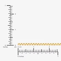 Made in Italy Womens 14K Gold Inch Box Chain Necklace