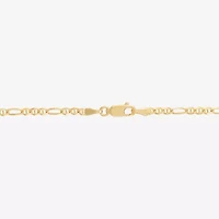 Made in Italy 14K Gold 20 Inch Figaro Chain Necklace