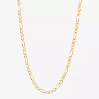 Made in Italy 14K Gold 20 Inch Figaro Chain Necklace