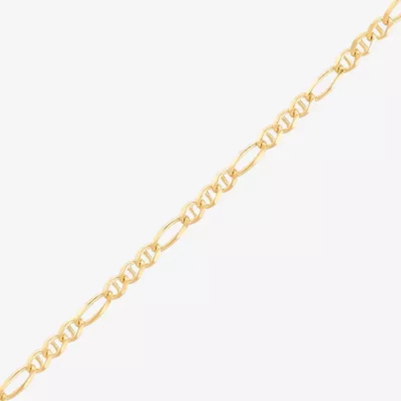 Made in Italy 14K Gold 20 Inch Figaro Chain Necklace
