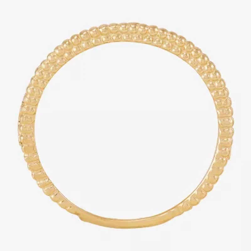 Made Italy Womens 20.5MM 14K Gold Band