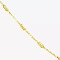 Gold Addiction Womens 10K Gold 18 Inch Link Chain Necklace