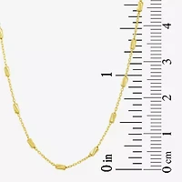 Gold Addiction Womens 10K Gold 18 Inch Link Chain Necklace