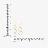 Made in Italy Womens 14K Gold Drop Earrings