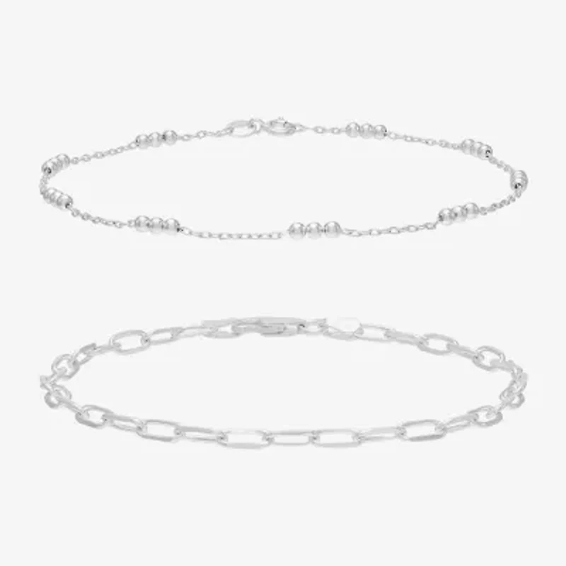 Silver Addiction Womens Sterling Silver 2-pc. Jewelry Set