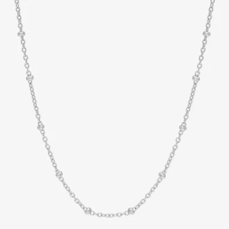 Womens Sterling Silver 2-pc. Necklace Set