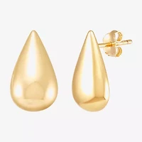 Silver Addiction Womens 14K Gold Over Silver 2 Pair Earring Set