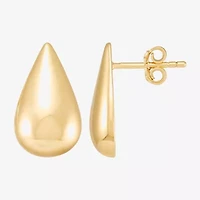 Silver Addiction Womens 14K Gold Over Silver 2 Pair Earring Set