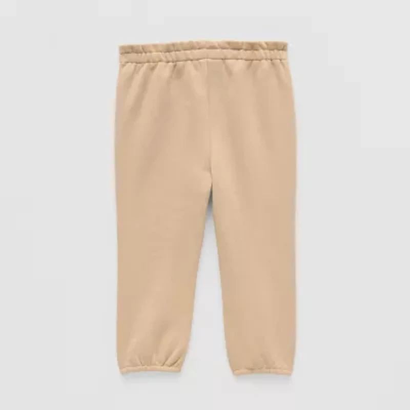 Okie Dokie Baby Girls Cuffed Regular Fit Pull-On Pant