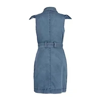 Speechless Big Kid Girls Short Sleeve Shirt Dress