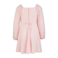 Speechless Big Kid Girls Long Sleeve Skater Dress