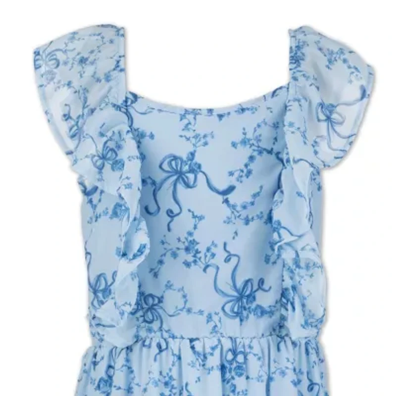 Speechless Big Kid Girls Sleeveless Floral Maxi Dress