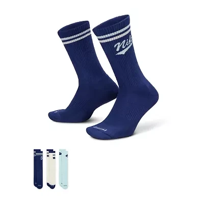 Nike Everyday Plus Throwback Unisex Adult 3 Pair Crew Socks