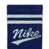 Nike Everyday Plus Throwback Unisex Adult 3 Pair Crew Socks