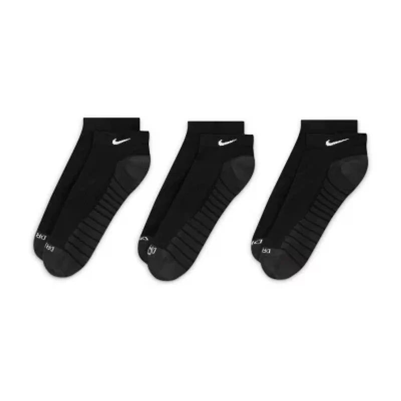 Nike Everyday Max Cushioned Unisex Adult Multi-Pack 3 Pair Low Cut Socks