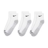 Nike Everyday Max Cushioned Unisex Adult Multi-Pack 3 Pair Quarter Ankle Socks