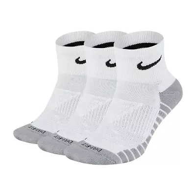 Nike Everyday Max Cushioned Unisex Adult Multi-Pack 3 Pair Quarter Ankle Socks