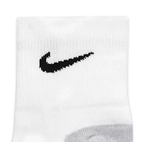 Nike Everyday Max Cushioned Unisex Adult Multi-Pack 3 Pair Quarter Ankle Socks