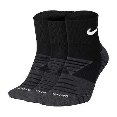 Nike Everyday Max Cushioned Unisex Adult Multi-Pack 3 Pair Quarter Ankle Socks