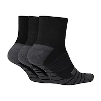 Nike Everyday Max Cushioned Unisex Adult Multi-Pack 3 Pair Quarter Ankle Socks