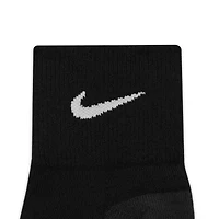 Nike Everyday Max Cushioned Unisex Adult Multi-Pack 3 Pair Quarter Ankle Socks