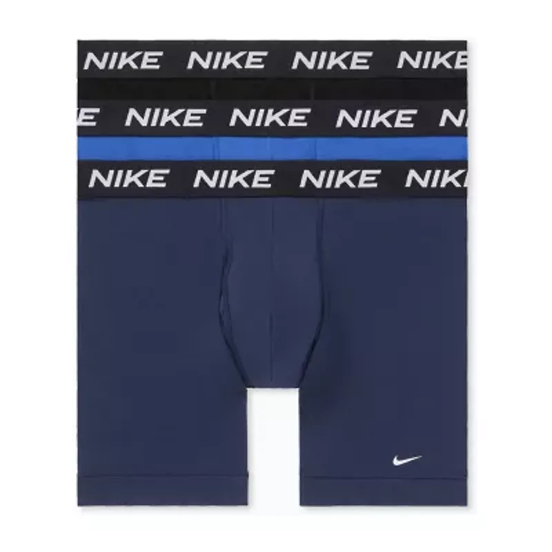 Nike All Day Cotton Stretch Mens 3 Pack Boxer Briefs Ke1310-001