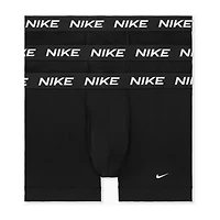 Nike All Day Cotton Stretch Mens 3 Pack Multi-Pack Fabric Trunks Ke1309-001