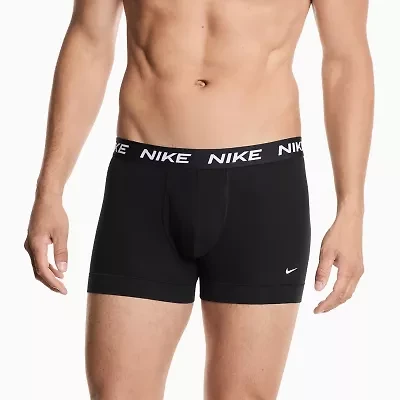 Nike All Day Cotton Stretch Mens 3 Pack Multi-Pack Fabric Trunks Ke1309-001