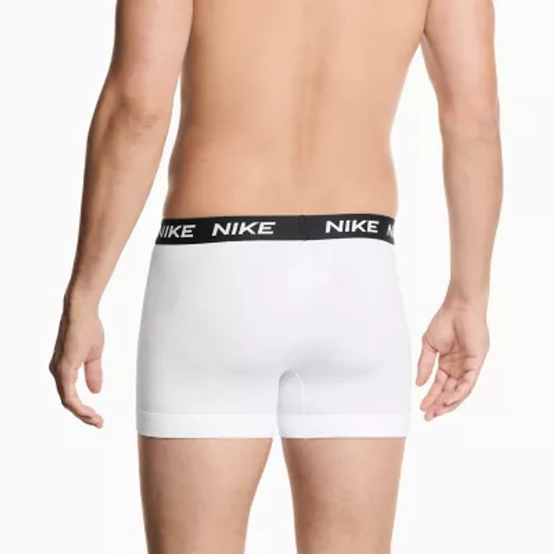 Nike All Day Cotton Stretch Mens 3 Pack Multi-Pack Fabric Trunks Ke1309-001
