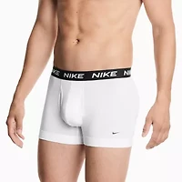 Nike All Day Cotton Stretch Mens 3 Pack Multi-Pack Fabric Trunks Ke1309-001