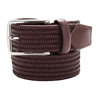 J. Ferrar Reversible Twill Embossed Mens Belt