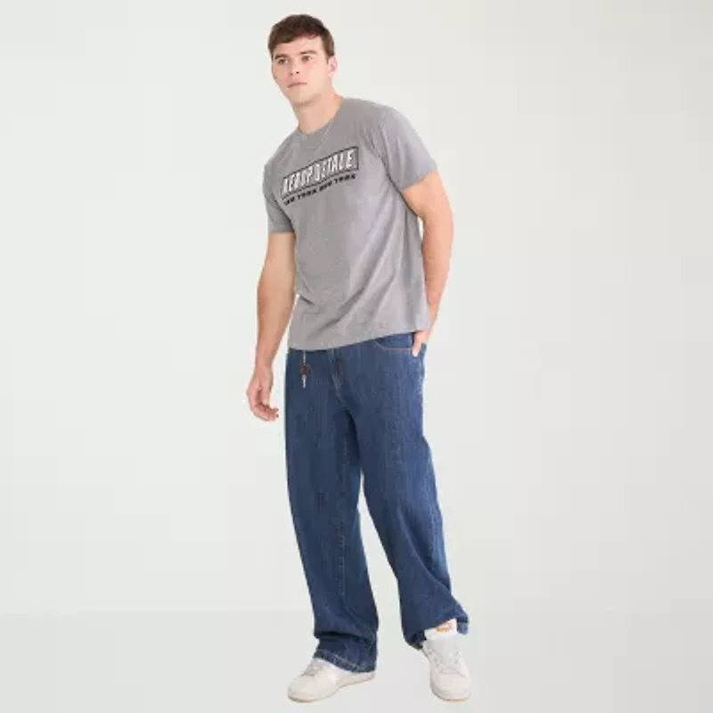 AEROPOSTALE Mens Crew Neck Short Sleeve Classic Fit Graphic T-Shirt