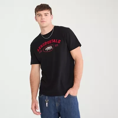 AEROPOSTALE Mens Crew Neck Short Sleeve Classic Fit Graphic T-Shirt