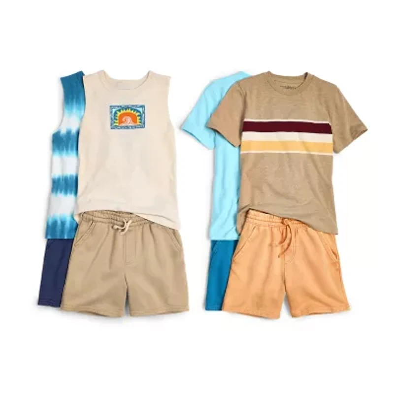 Thereabouts Fleece Pull-On Little & Big Kid Boys Adjustable Waist Jogger Short