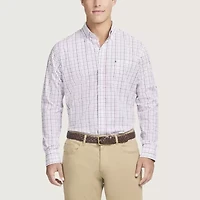 IZOD Performance Comfort Mens Long Sleeve Classic Fit Button-Down Shirt