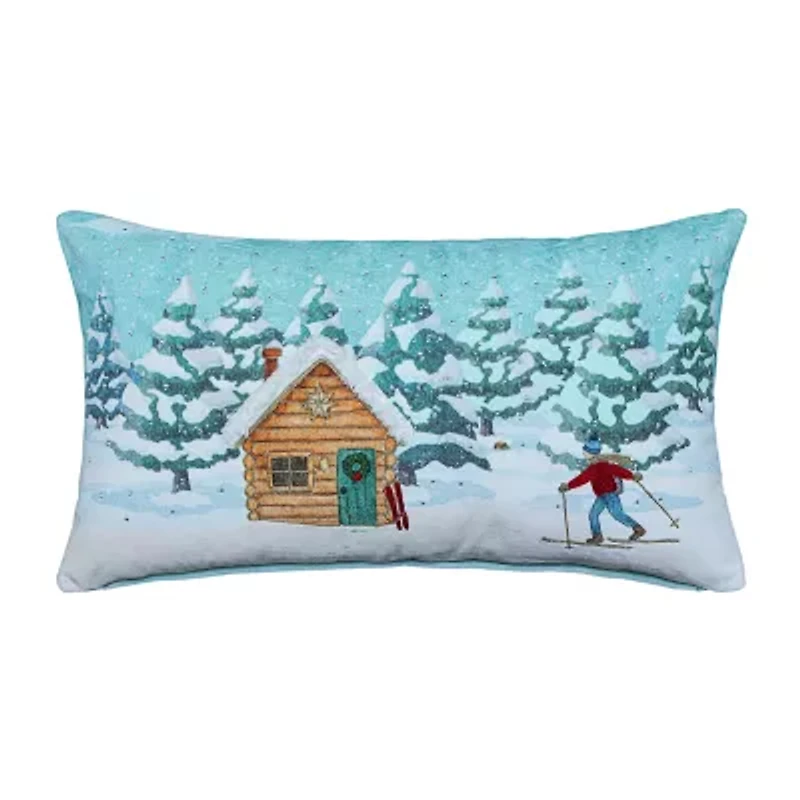 Vibhsa Accent Holiday Rectangular Throw Pillow