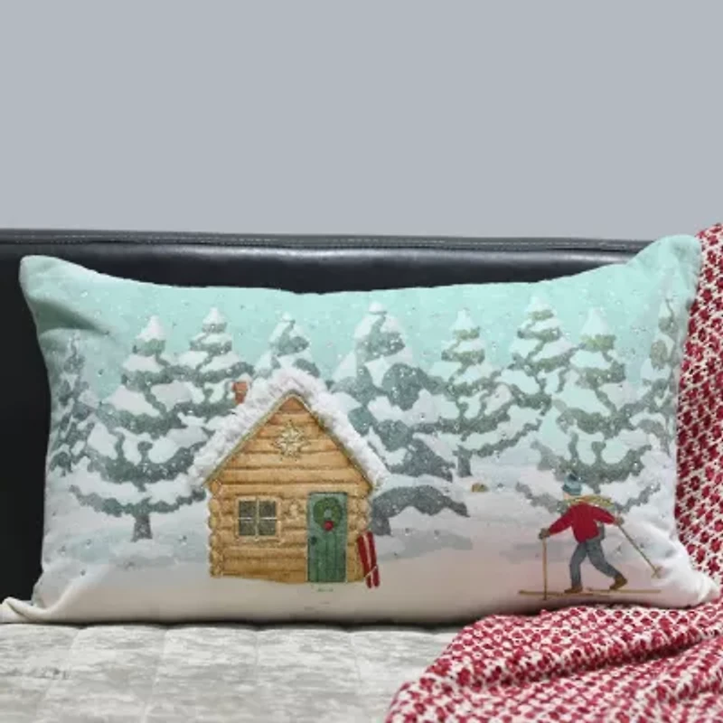 Vibhsa Accent Holiday Rectangular Throw Pillow