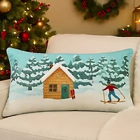 Vibhsa Accent Holiday Rectangular Throw Pillow