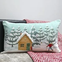 Vibhsa Accent Holiday Rectangular Throw Pillow