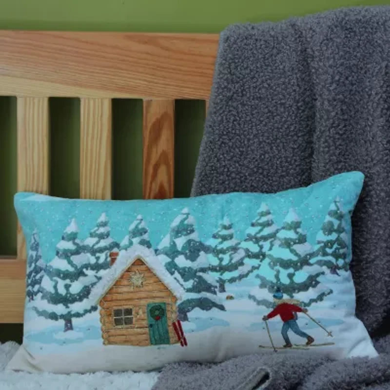 Vibhsa Accent Holiday Rectangular Throw Pillow