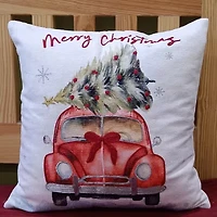 Vibhsa Accent Holiday Square Throw Pillow