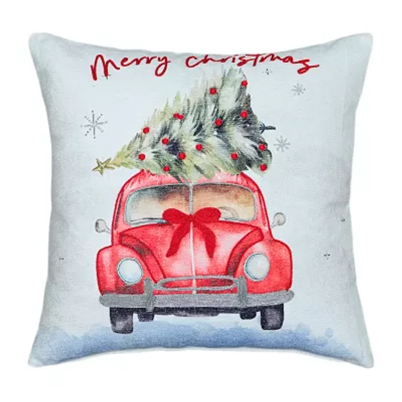 Vibhsa Accent Holiday Square Throw Pillow