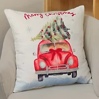 Vibhsa Accent Holiday Square Throw Pillow