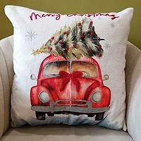 Vibhsa Accent Holiday Square Throw Pillow