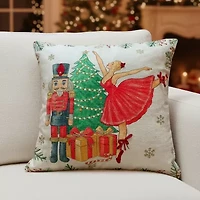 Vibhsa Accent Holiday Square Throw Pillow