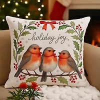 Vibhsa Accent Holiday Square Throw Pillow