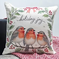 Vibhsa Accent Holiday Square Throw Pillow